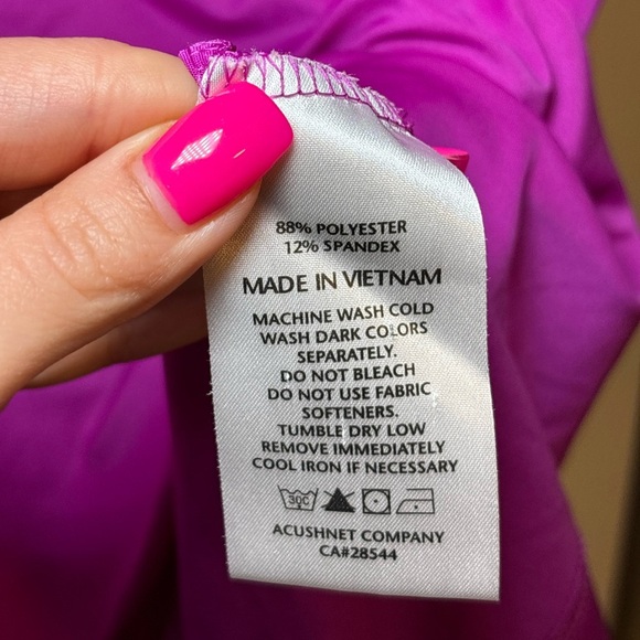 FootJoy FJ - Men’s Sporty Athletic Basic Vibrant Purple Golf Polo in Size XL - Picture 11 of 11